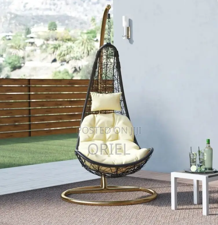 Home Office Swing Chair : Rattan Hanging Swing Chair