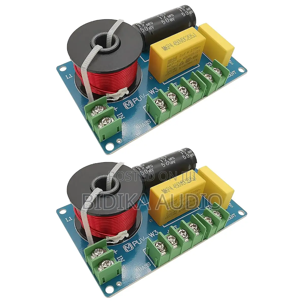 HiQltyla 3 Way Speaker Crossover, 200W Passive for HiFi Home Audio, 2