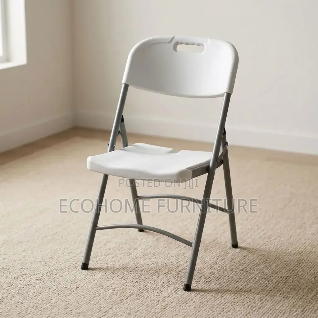Folding Chair – White Portable Event Chair