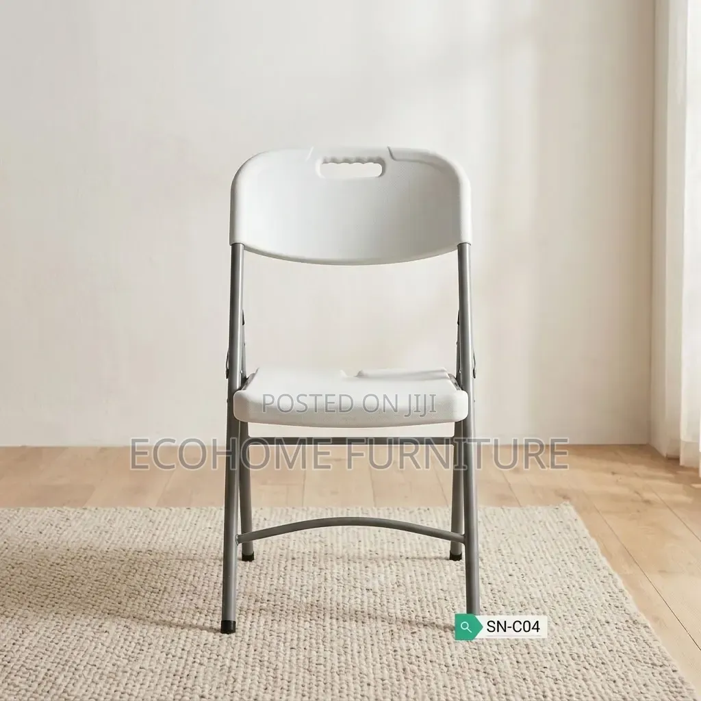 Folding Chair – White Portable Event Chair