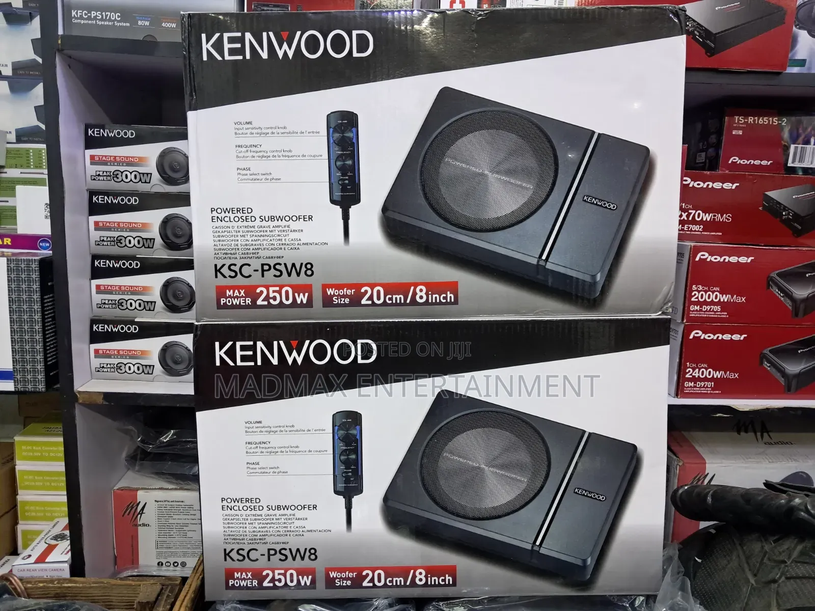 Kenwood KSC-Psw8 Powered Underseat Subwoofer