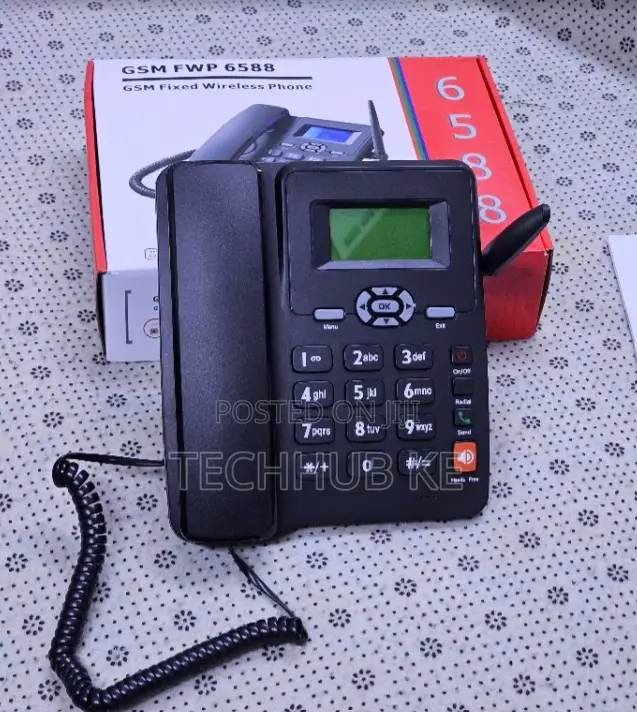 Fixed Wireless Phone Dual SIM Card With Antenna for Office Home Area