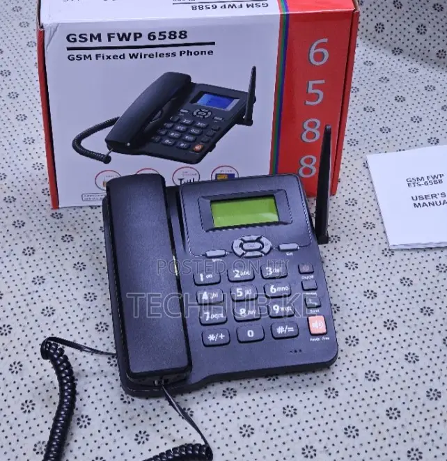 Fixed Wireless Phone Dual SIM Card With Antenna for Office Home Area