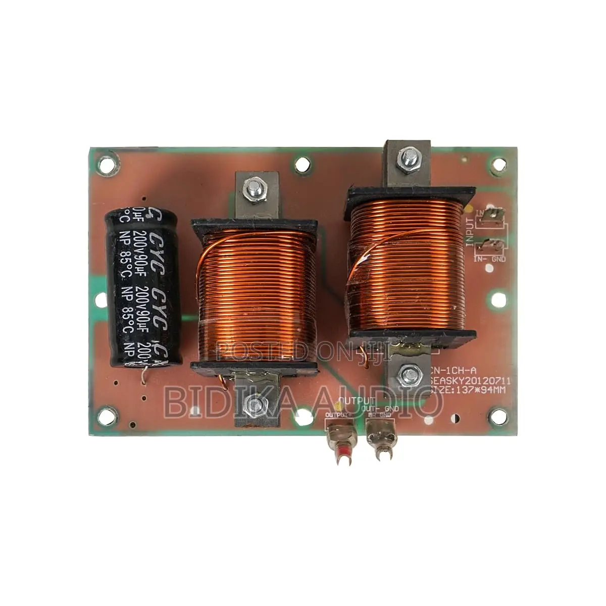 Sound Town High-Power 1000W Replacement Low Frequency Filter, Crossove