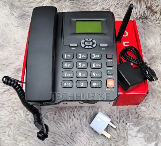 Telephone With Caller ID and Speaker, Wall Mountable Landline Phone