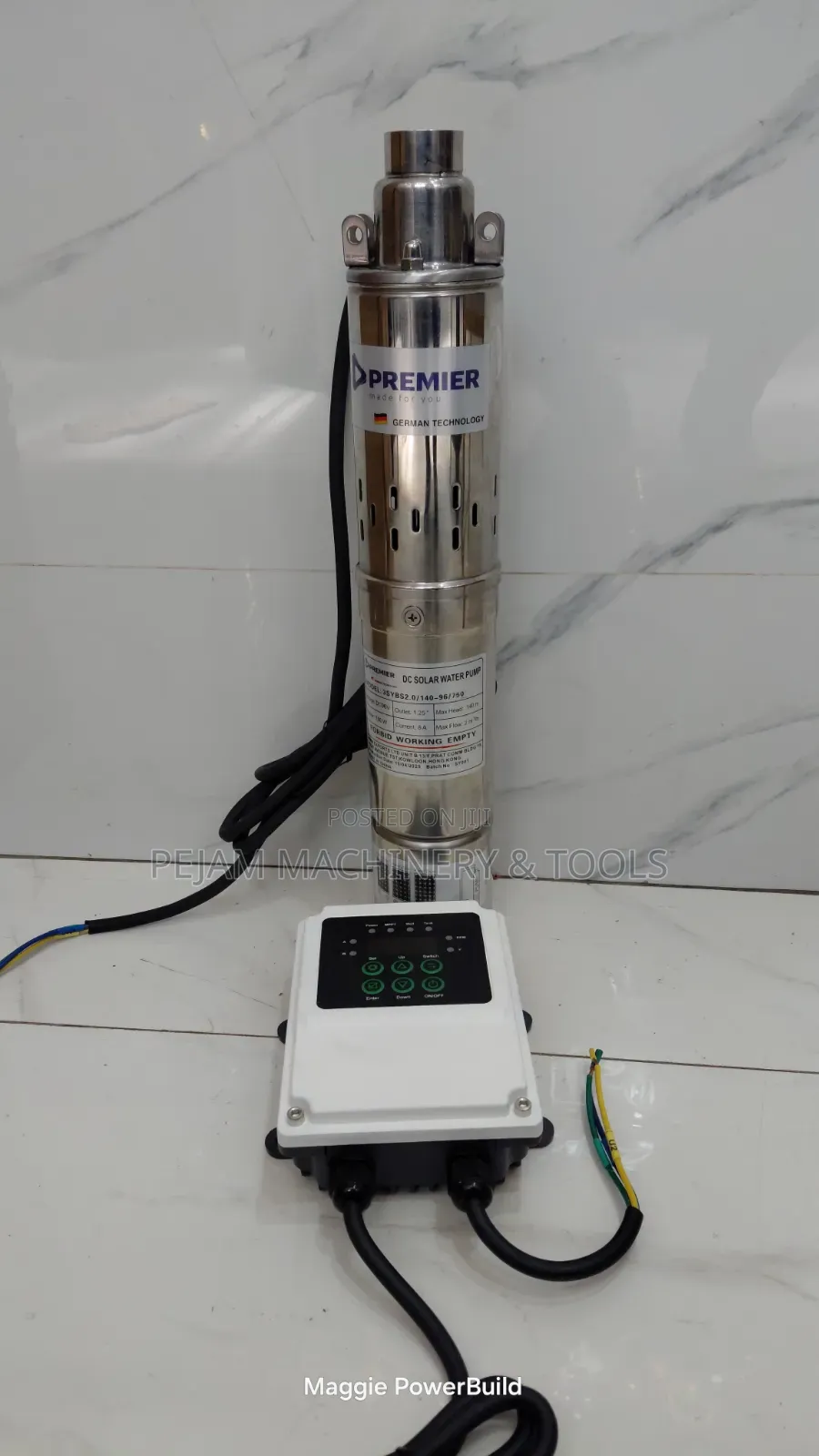 Premier DC96 Submersible Solar Water Pump Kit