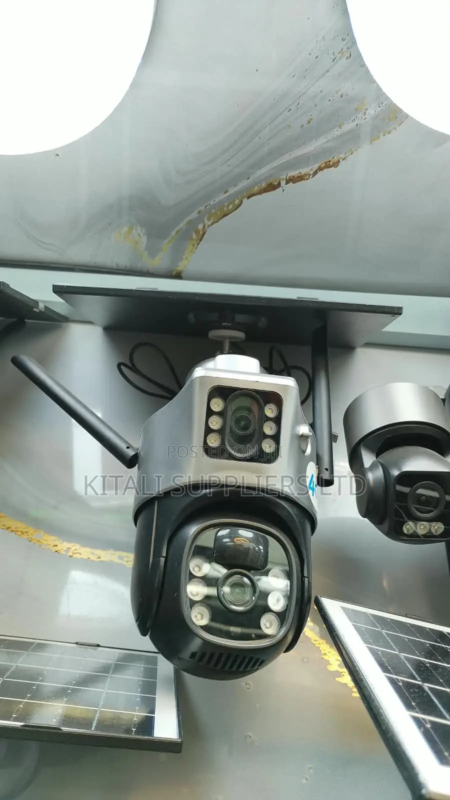V380 Pro 4G / WiFi Dual Lens Solar PTZ Security Camera