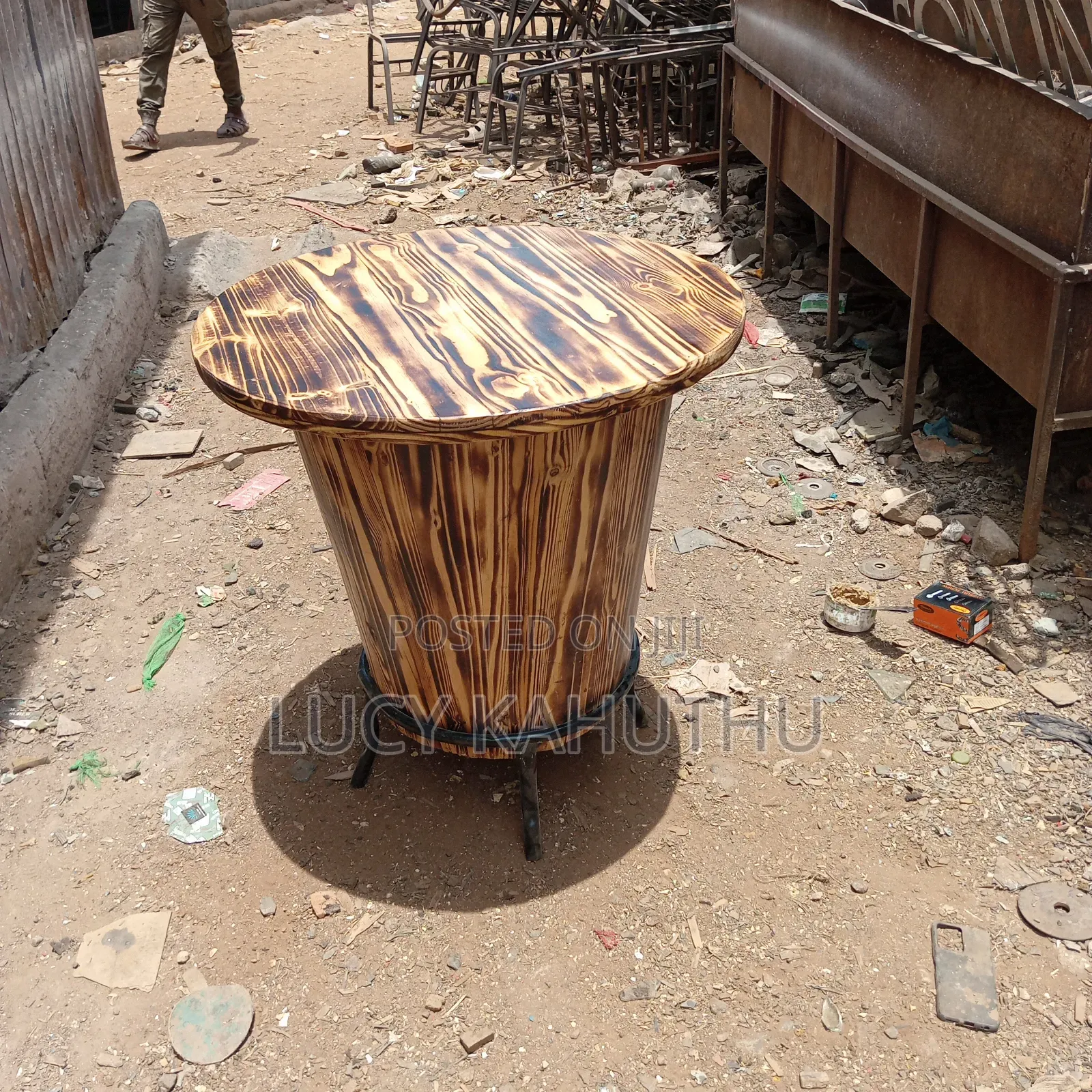 Low Barrel Table