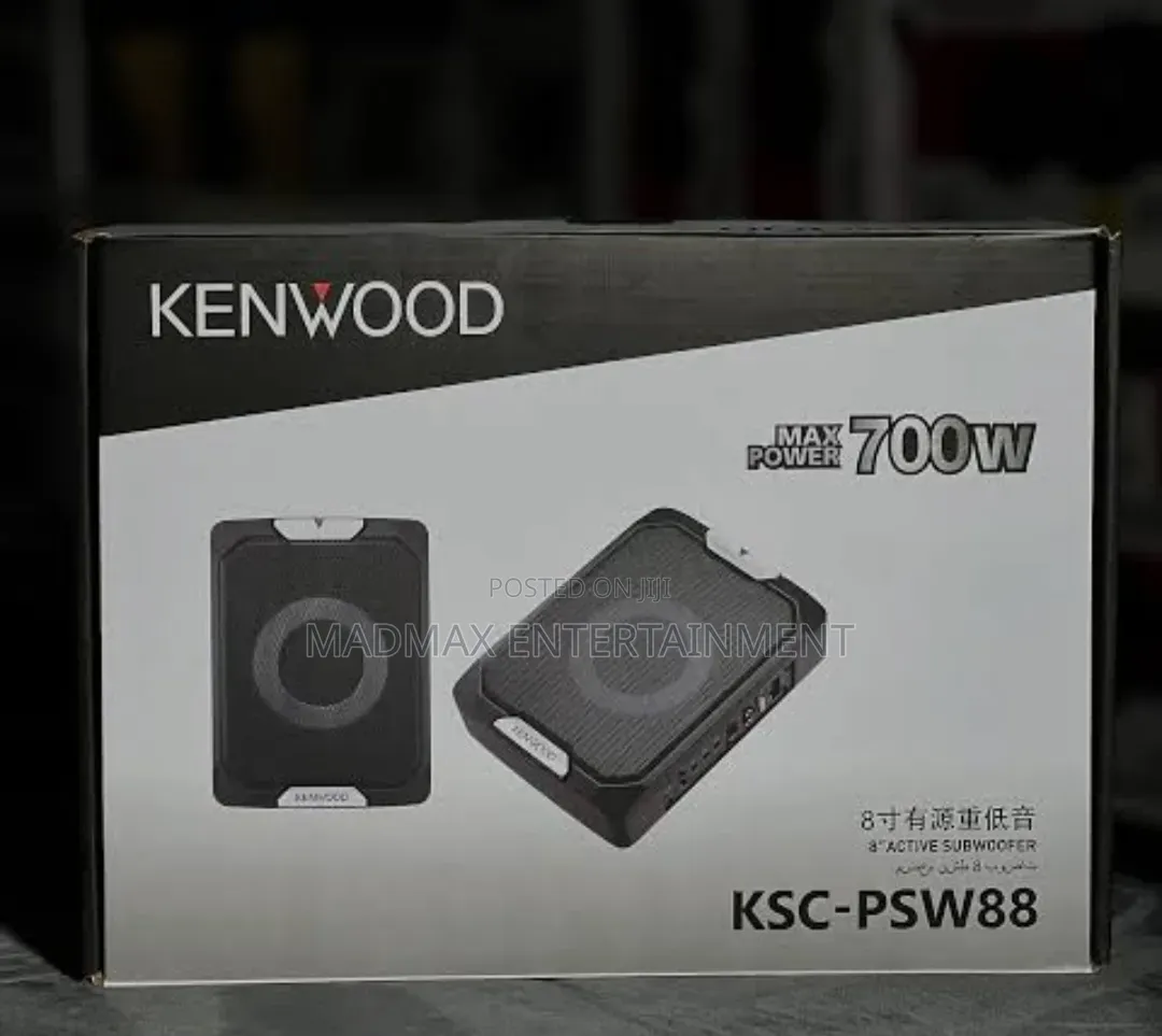 Kenwood KSC-Psw88 700watts Powered Underseat Subwoofer