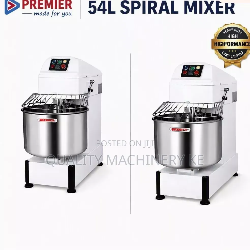 Easy to Operate 54 Litres Premier Spiral Mixer