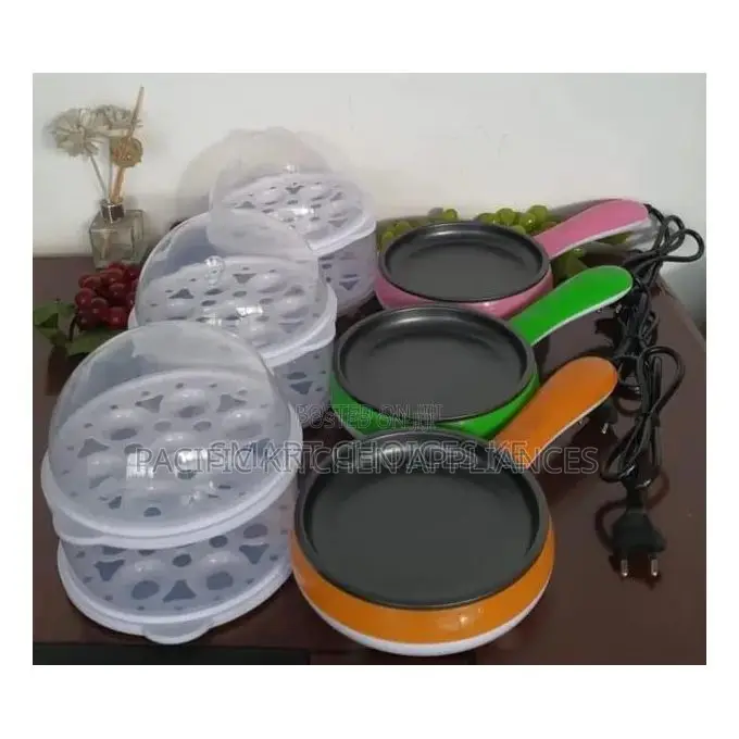 Electric 2-in-1 Multifunctional Pot – 2-Layer 14pc Rapid Egg Boiler