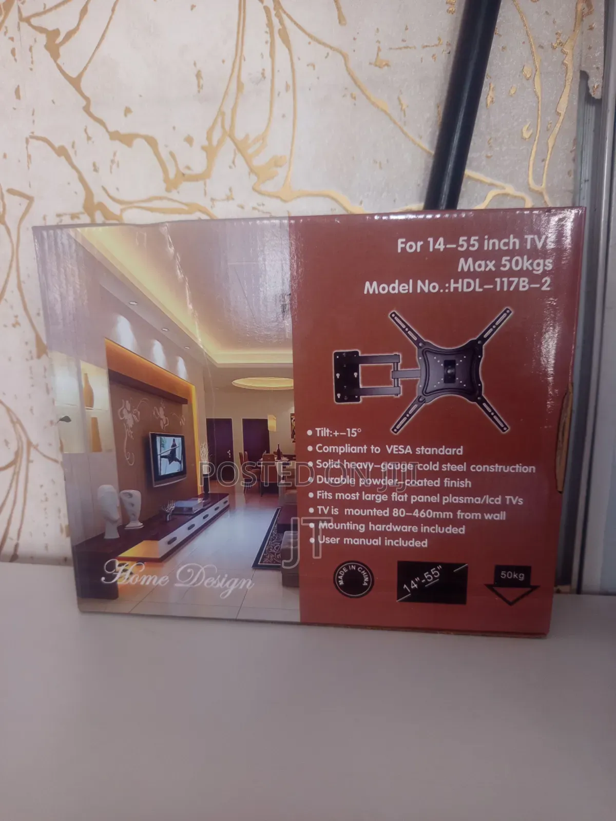 Home Design Full Motion TV Bracket