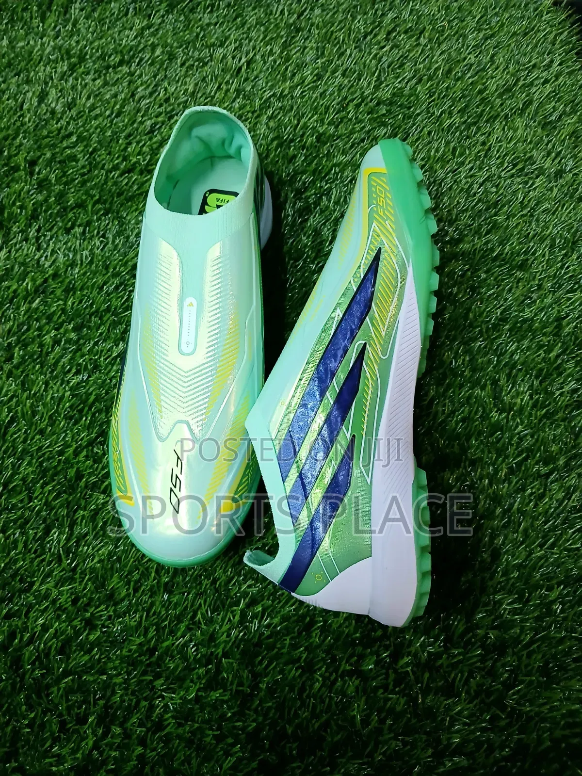 F50 World Cup Edition Laceless Turf Football Shoes
