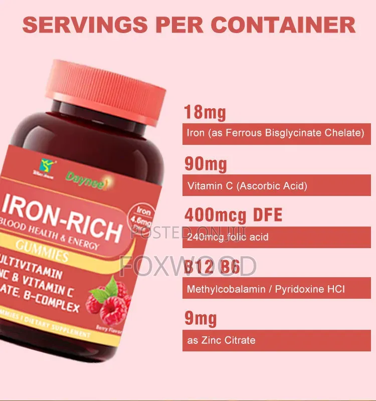 Daynee Iron-Rich Gummies