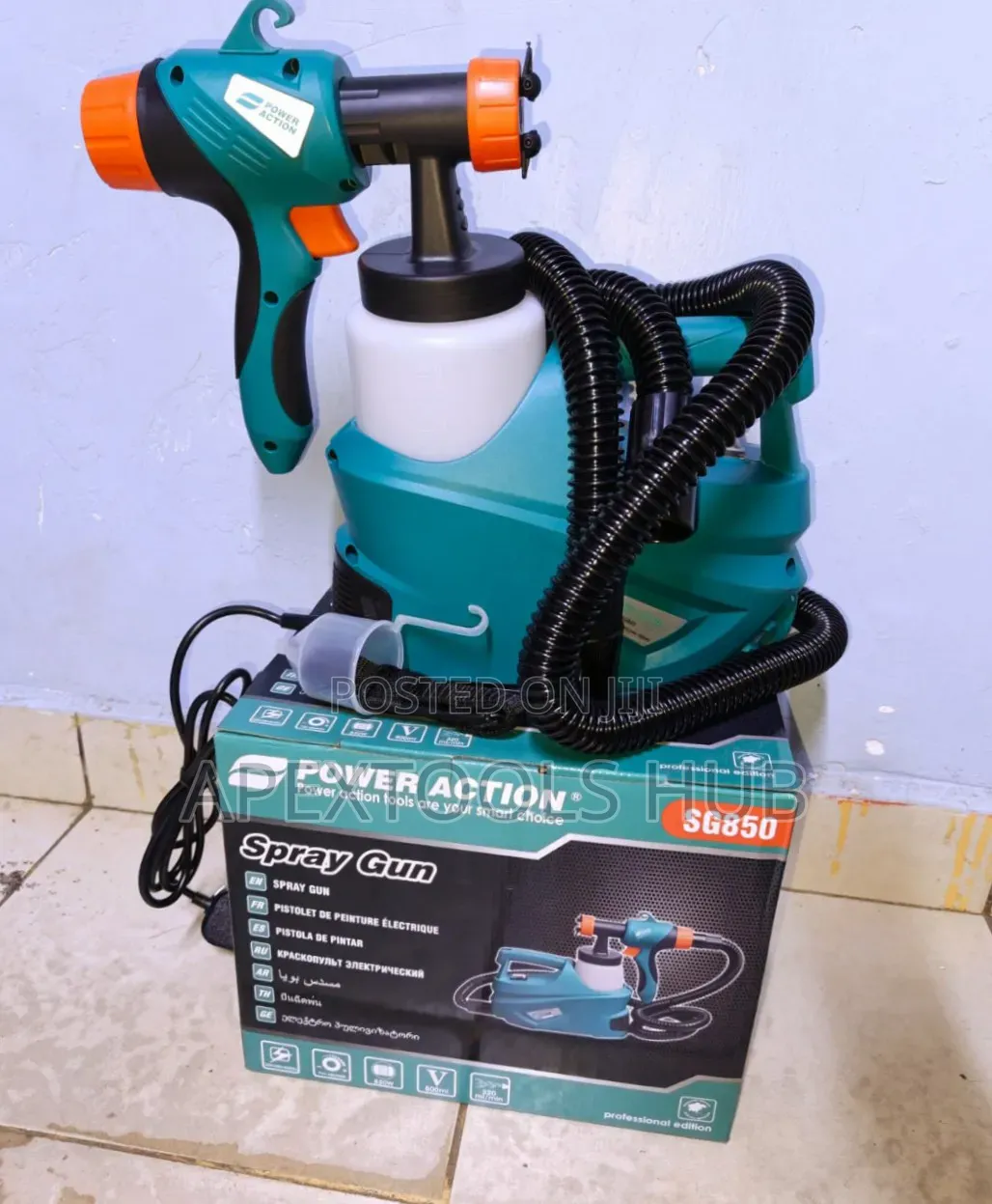 Power Action Spray Gun 850W Paint Sprayer