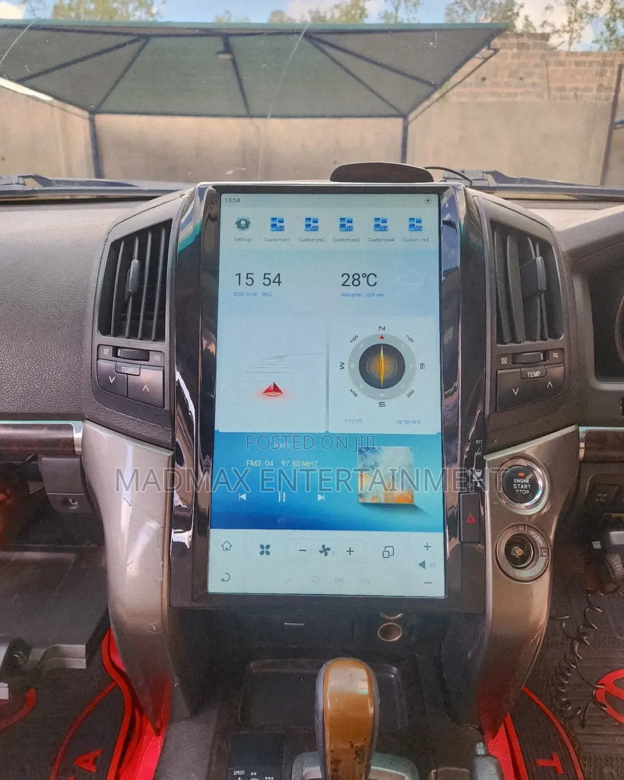 Toyota Land Cruiser Lc 200 2008+ Tesla Android Radio Receiver
