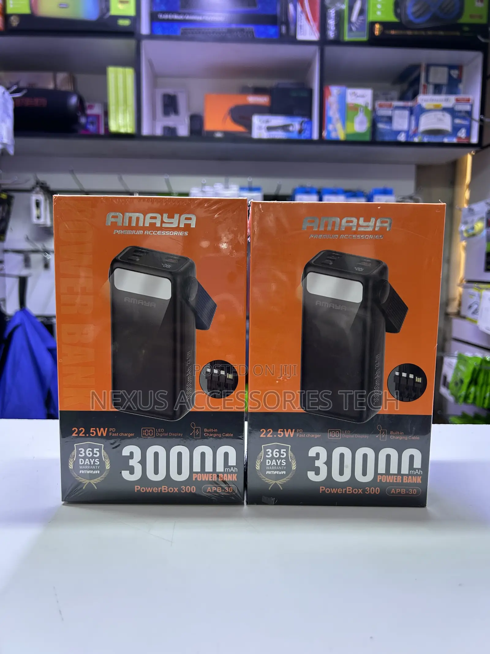 Amaya 30000mAh Power Bank 22.5W Fast Charging – PowerBox 300