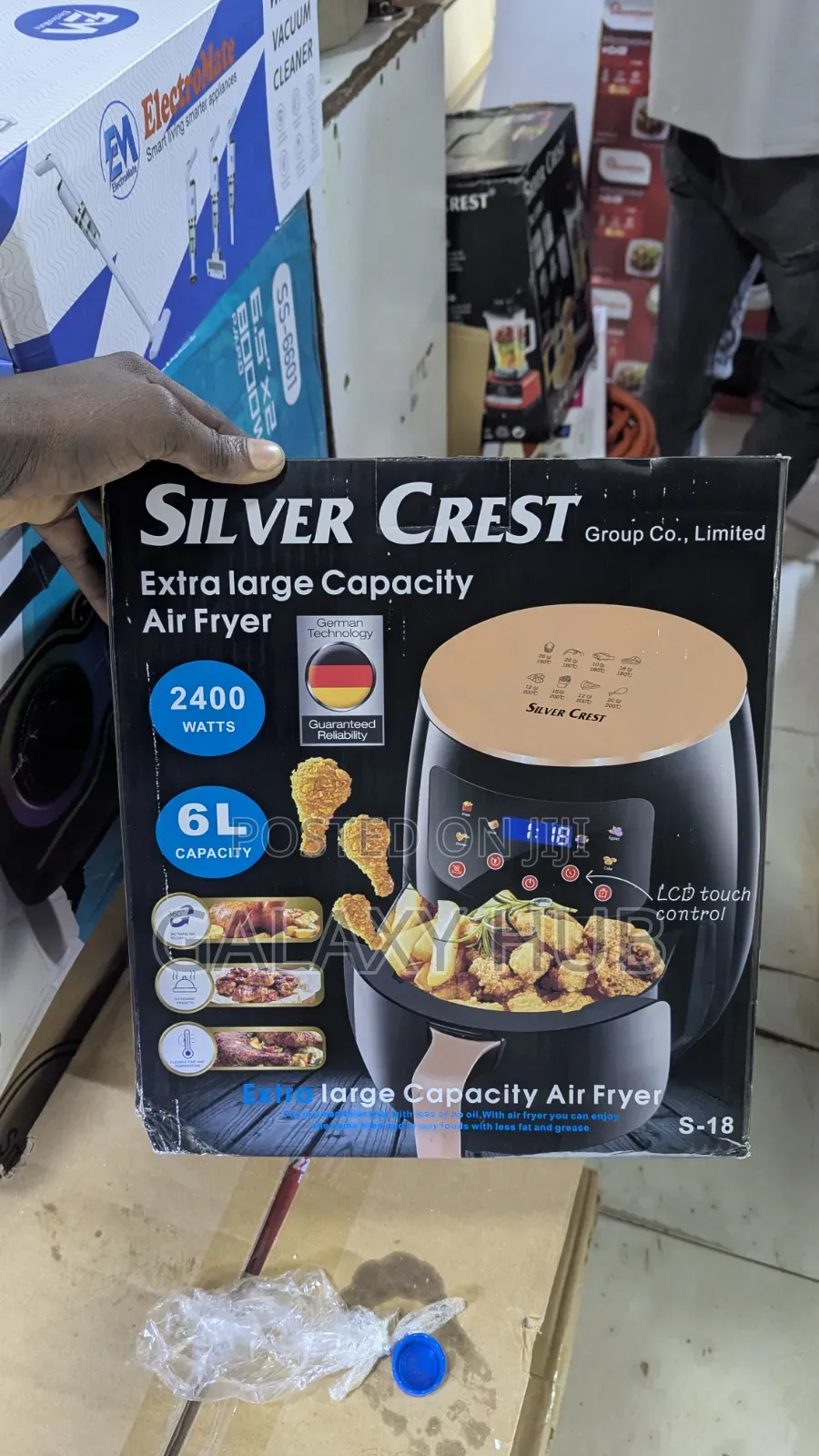 Silver Crest 6L Digital Air Fryer – Oil-Free & Multifunctional