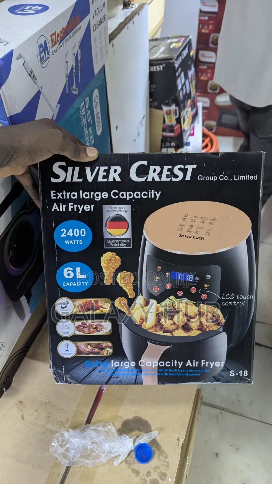 Silver Crest 6L Digital Air Fryer – Oil-Free & Multifunctional