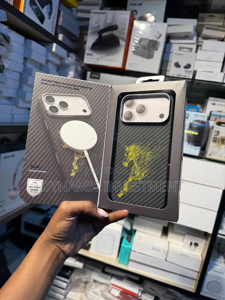 iPhone 18 Pro Max Sergei Beverly Horse Kevlar Carbon Fiber Case/Cover