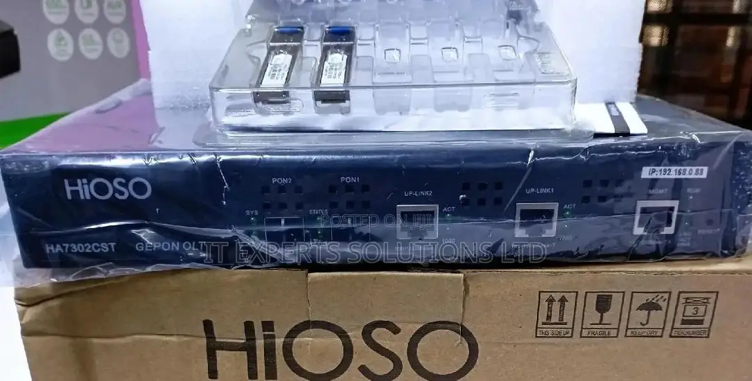 Hioso Gepon Olt 2 Port Ha7302cst