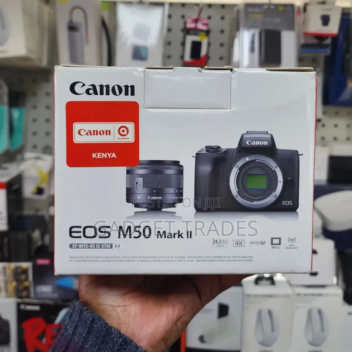 Canon EOS M50 Mark II Mirrorless Digital Camera 15-45mm Lens(open Box)
