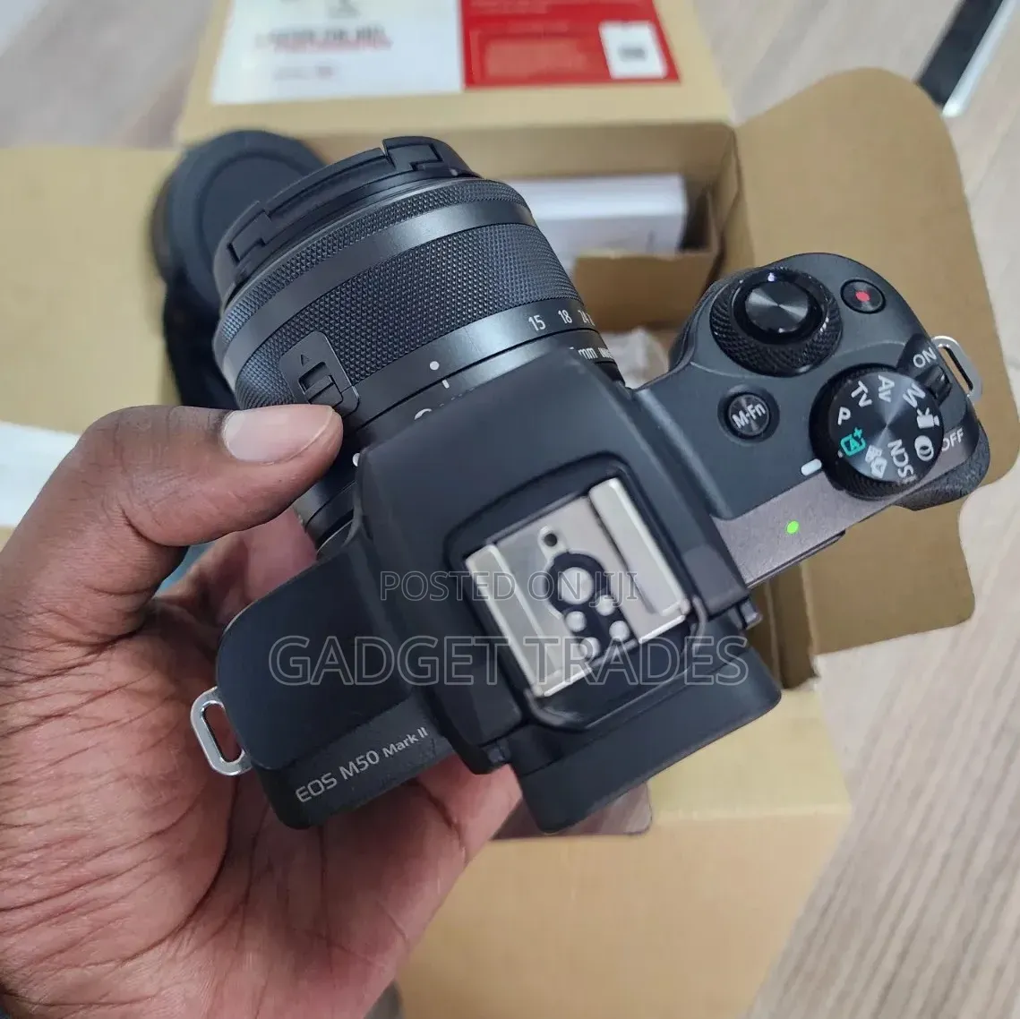 Canon EOS M50 Mark II Mirrorless Digital Camera 15-45mm Lens(open Box)