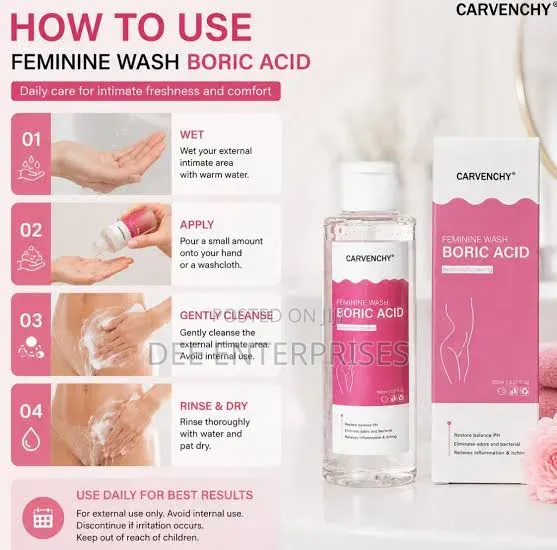 150ml Carvenchy Boric Acid Feminine Wash