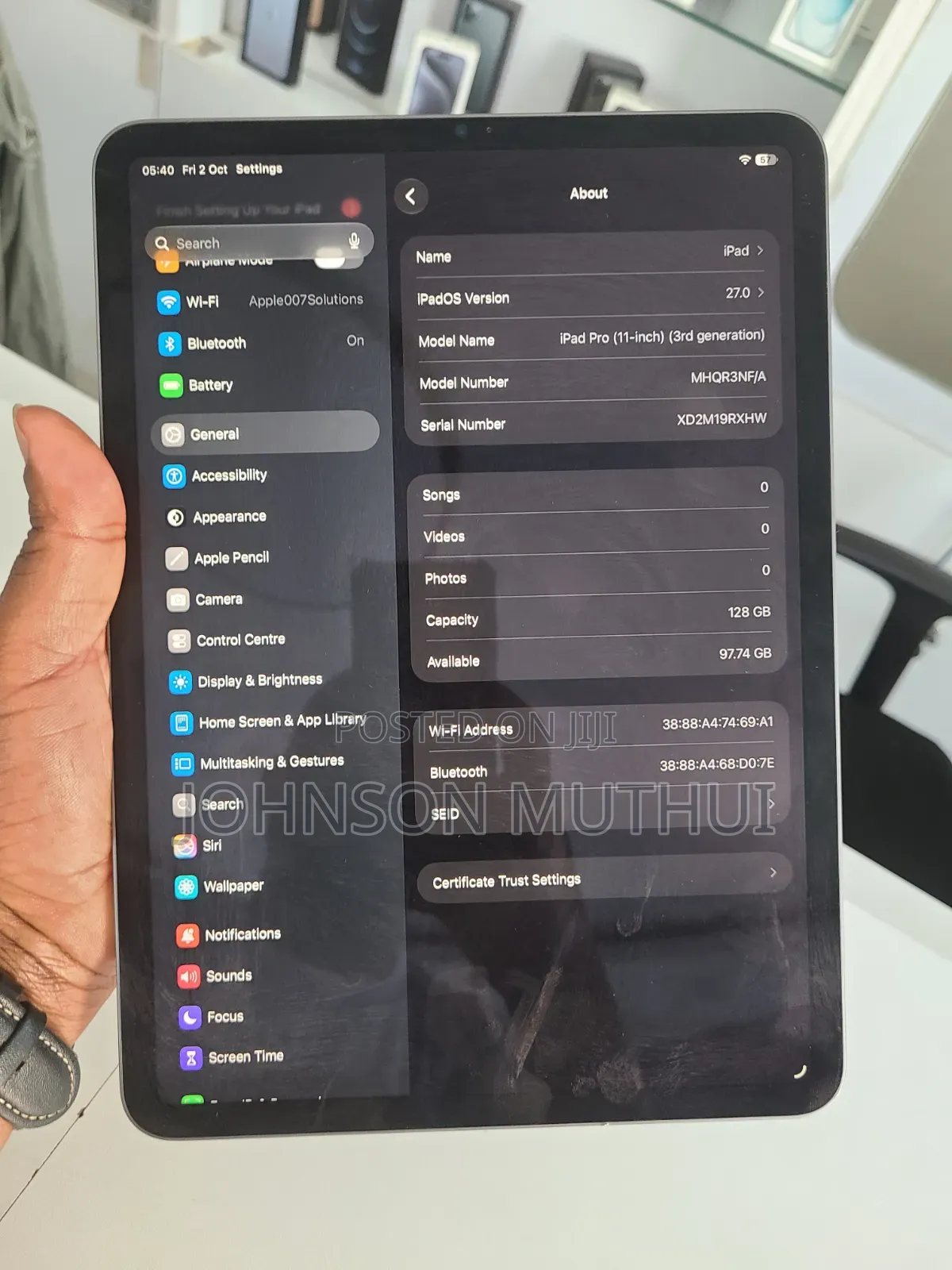 Apple iPad Pro 11 (2021) 128 GB Gray