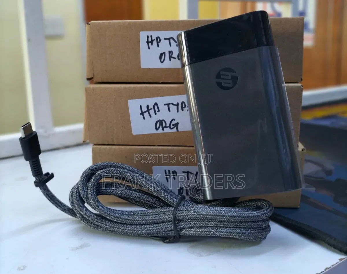  Original HP 20V 3.25A 65W Braided Type C Adapter