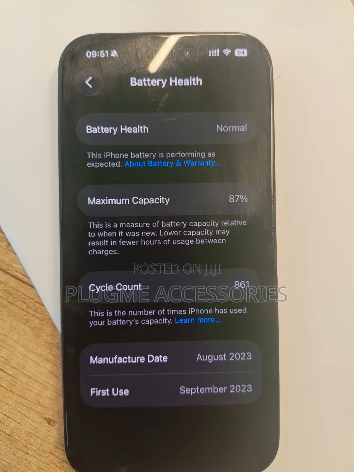 Apple iPhone 15 Pro 128 GB Black