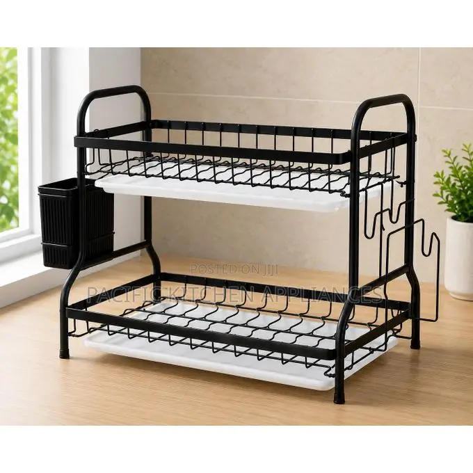 2-Tier Stainless Steel Dish Drying Rack