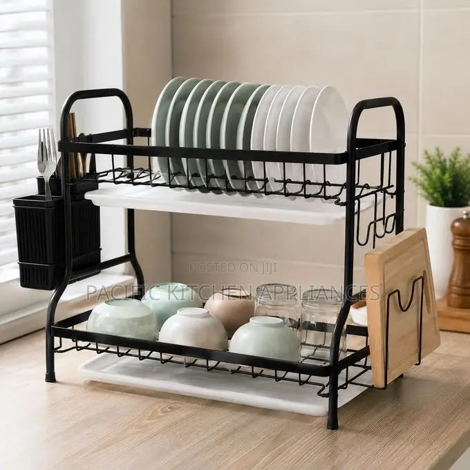 2-Tier Stainless Steel Dish Drying Rack