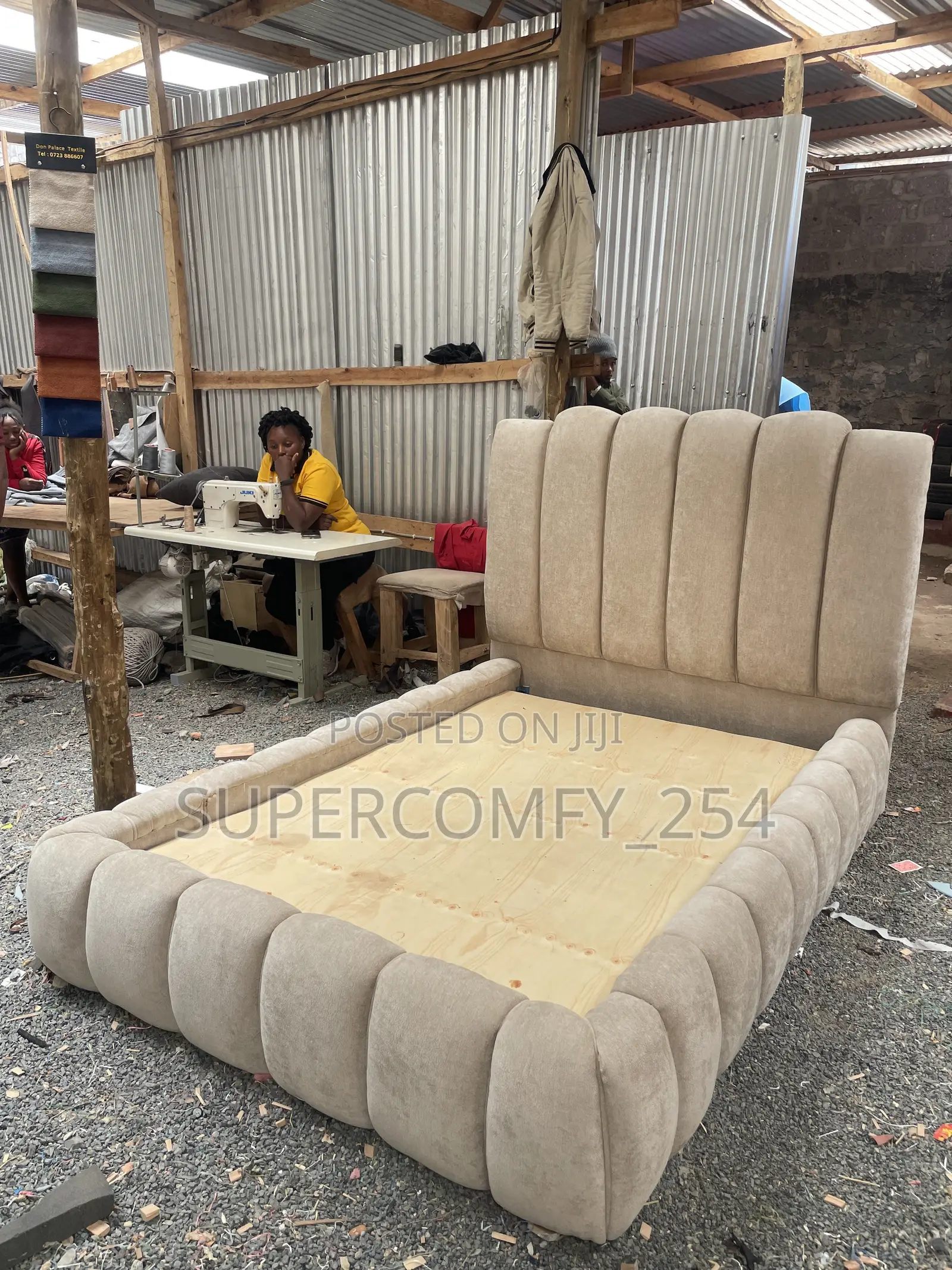 A Tangy Fabric 4/6 Bubble Bed