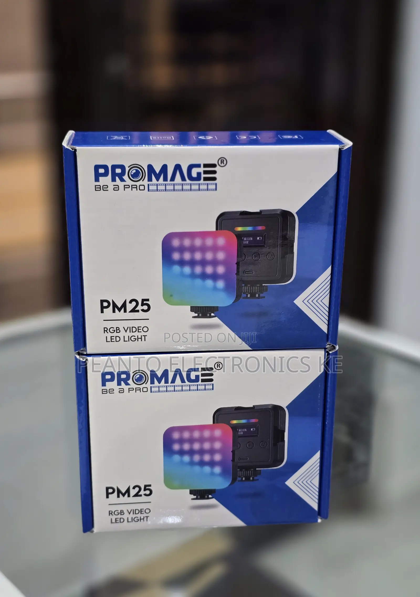 Promage PM25 R-RGB LED Professional Camera Light - High Luminosity
