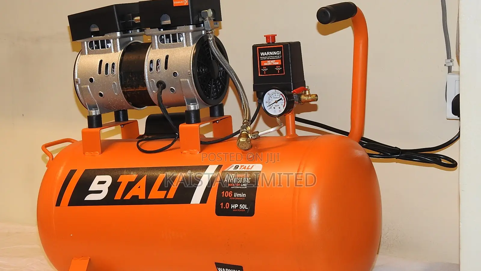 Btali 50L Silent Oil Free Air Compressor