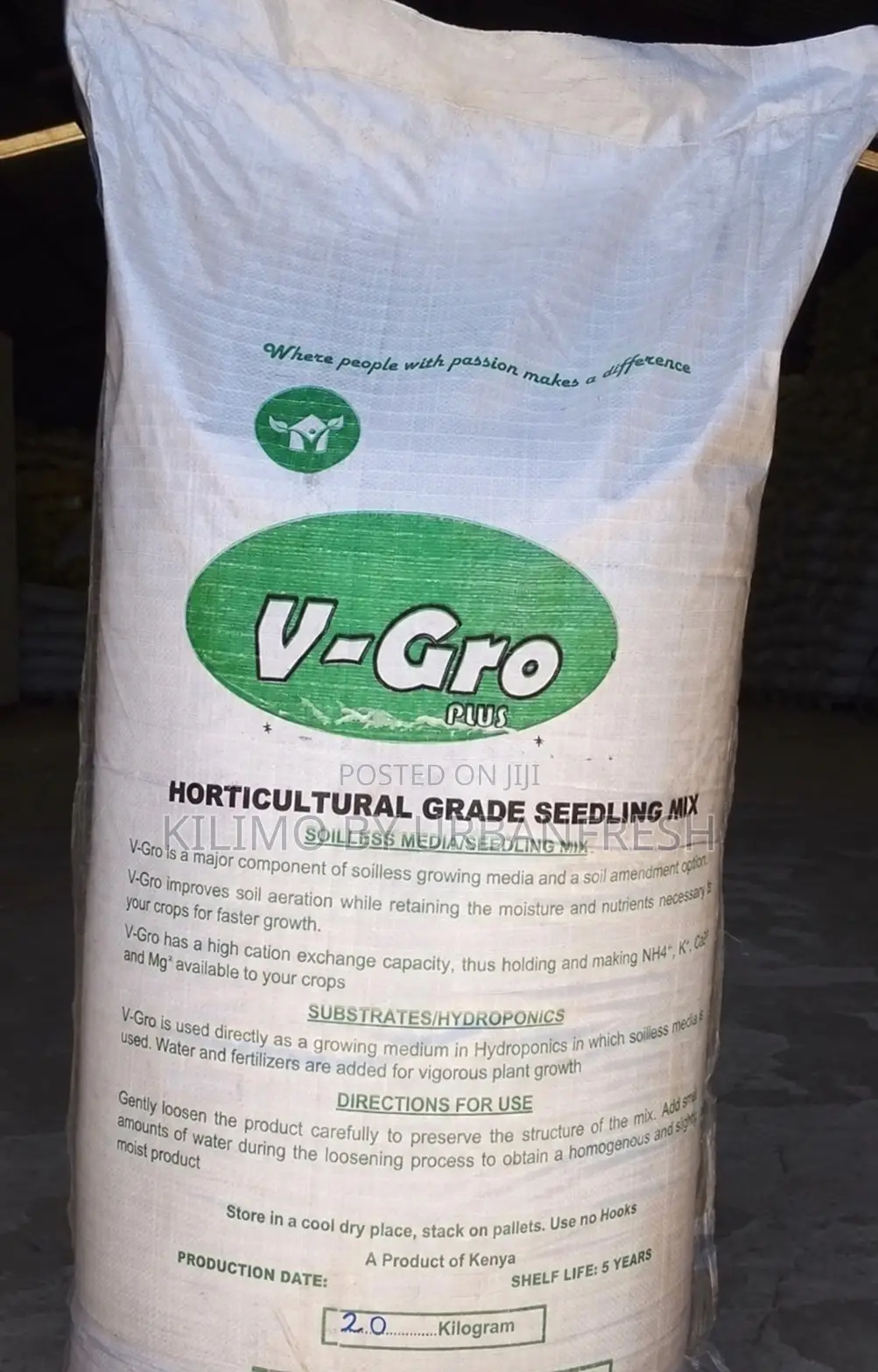 V-Gro Plus Soil Less Media 20kgs