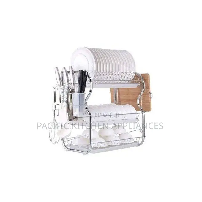 Nunix -3 Tier Dishrack - Stainless Steel