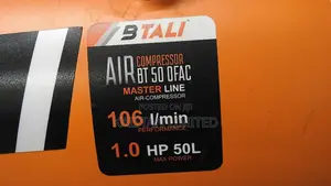 Btali 50L Silent Air Compressor Oil Less Heavy Duty