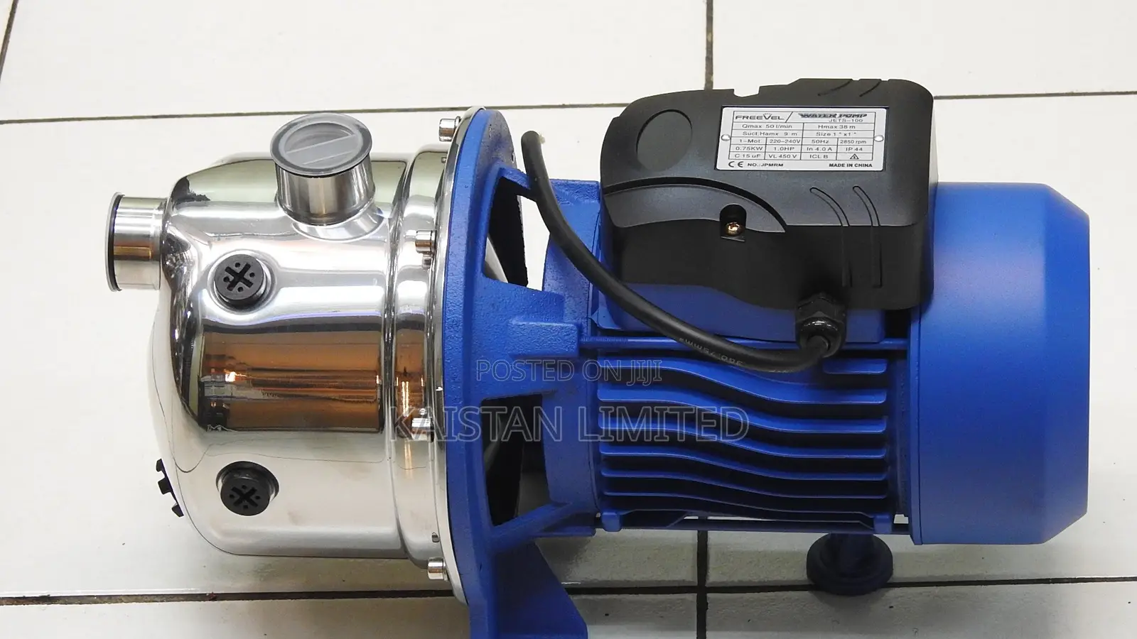1HP Jet Water Pump – 38m Head. Peripheral Pump