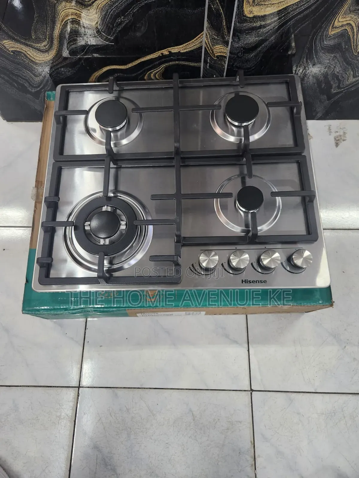 HISENSE BUILT-IN GAS HOB 4 Burner With 1 Wok Burner