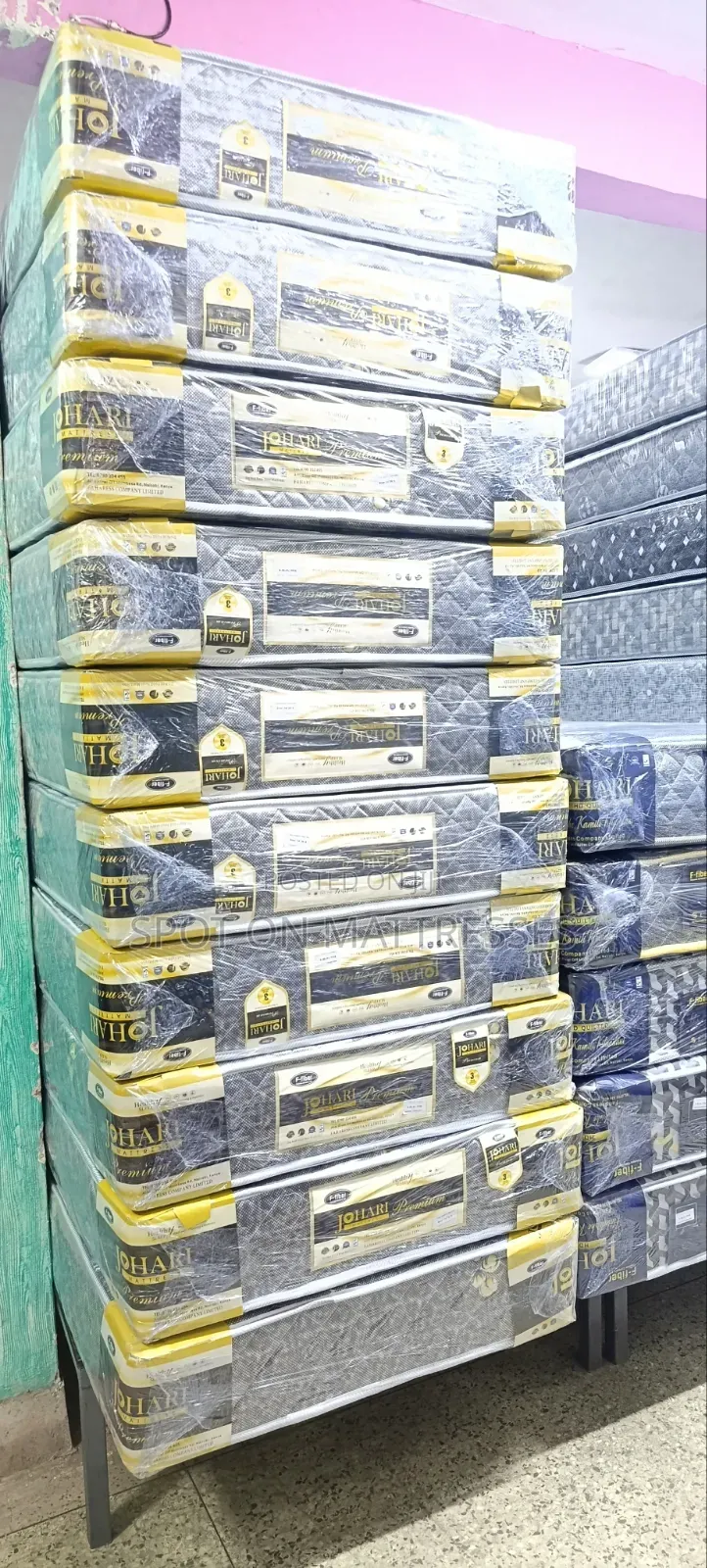 Double Decker Mattresses. Available in Sizes 3X6X8 3.5X6X8 and 4X6X8.