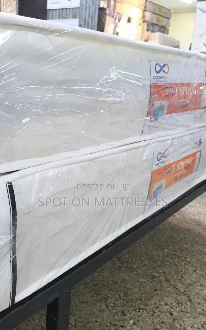 Now Available! 5X6X10 & 6X6X10 Plain White Orthopedic Spring Mattress