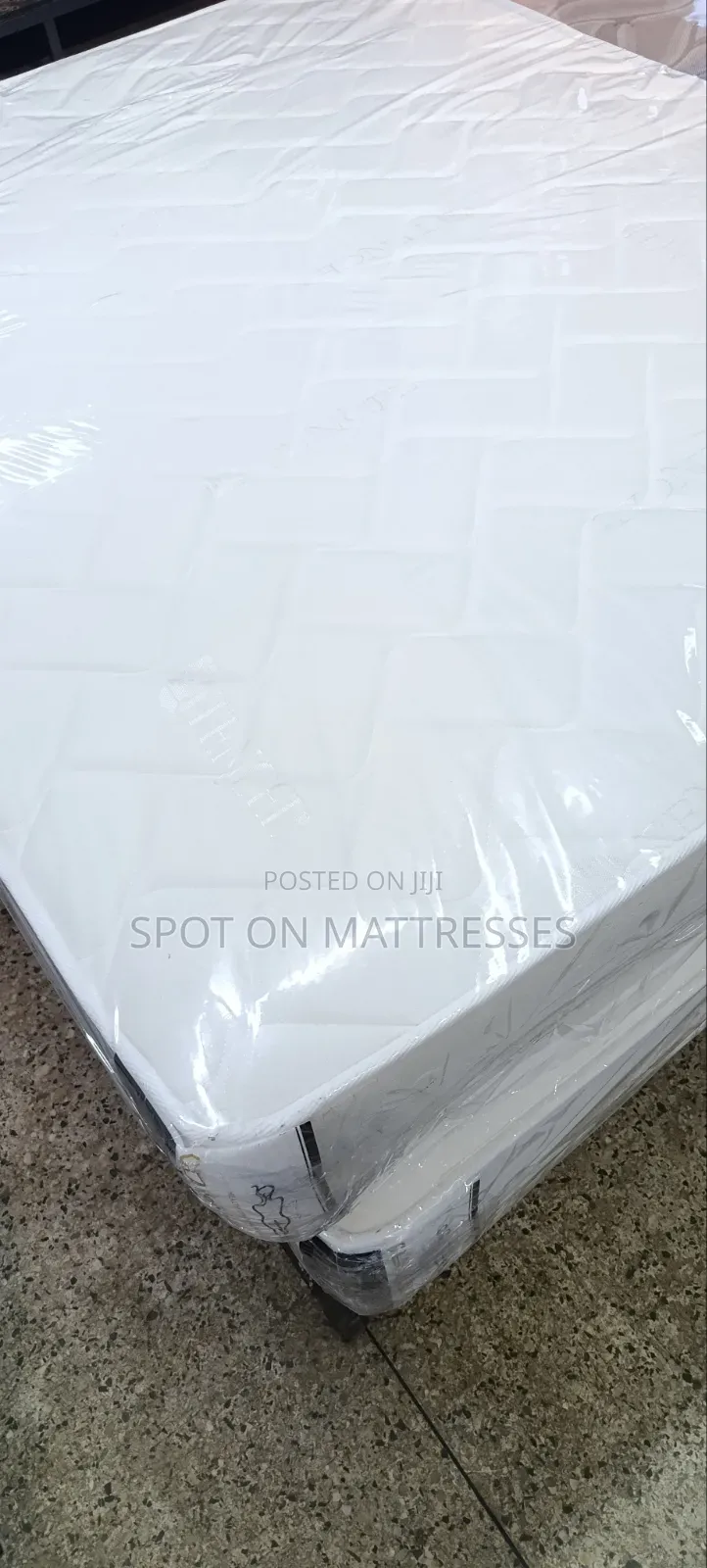 Revamp! Plain White Orthopedic Spring Mattresses. Free Home Delivery!