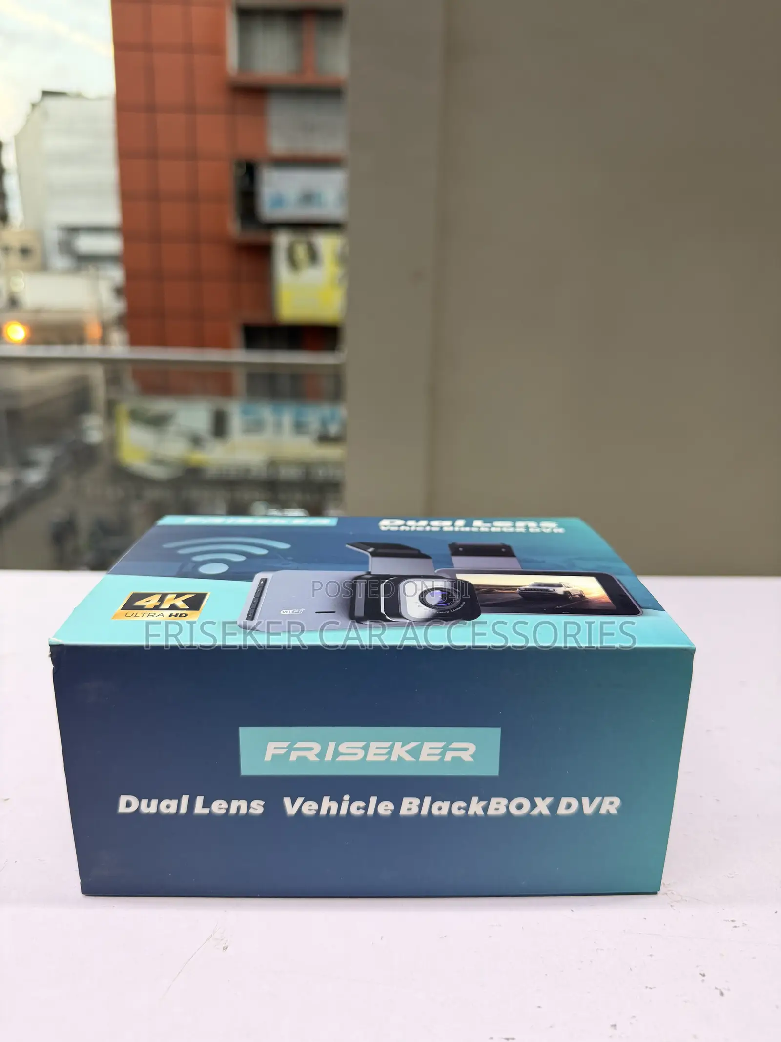 FRISEKER 3 Inch Dash Cam 1296P WiFi Night Vision Car DVR Recorder