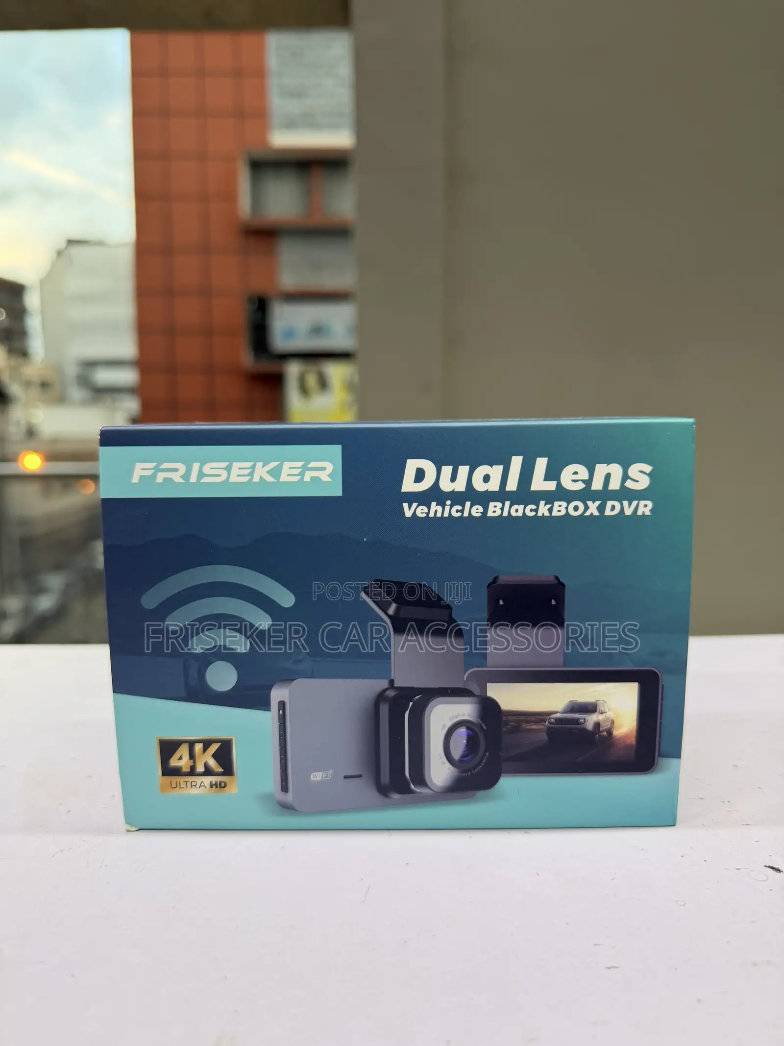 FRISEKER 3 Inch Dash Cam 1296P WiFi Night Vision Car DVR Recorder