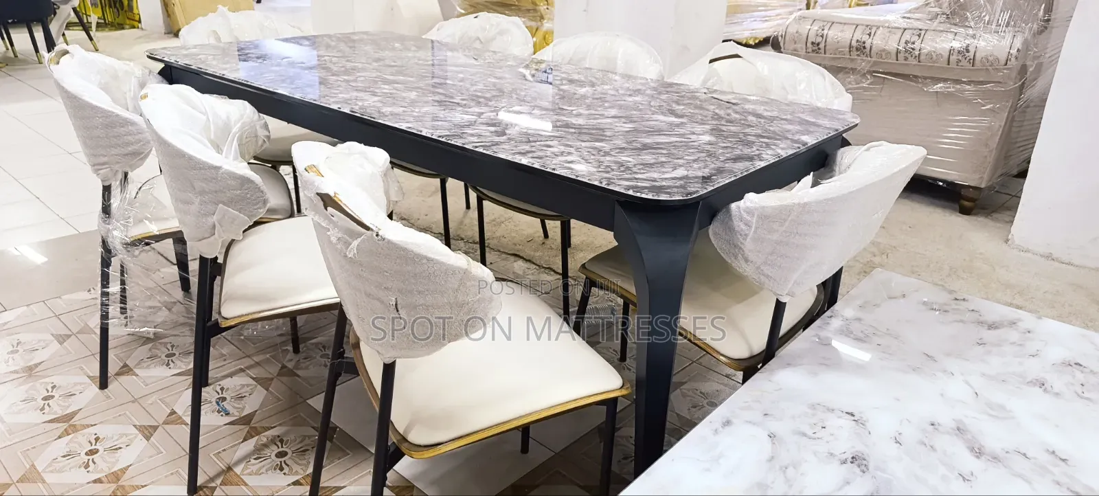 Offer! Classic and Sleek! 8-Seater Dining Set. Enjoy Free Delivery!