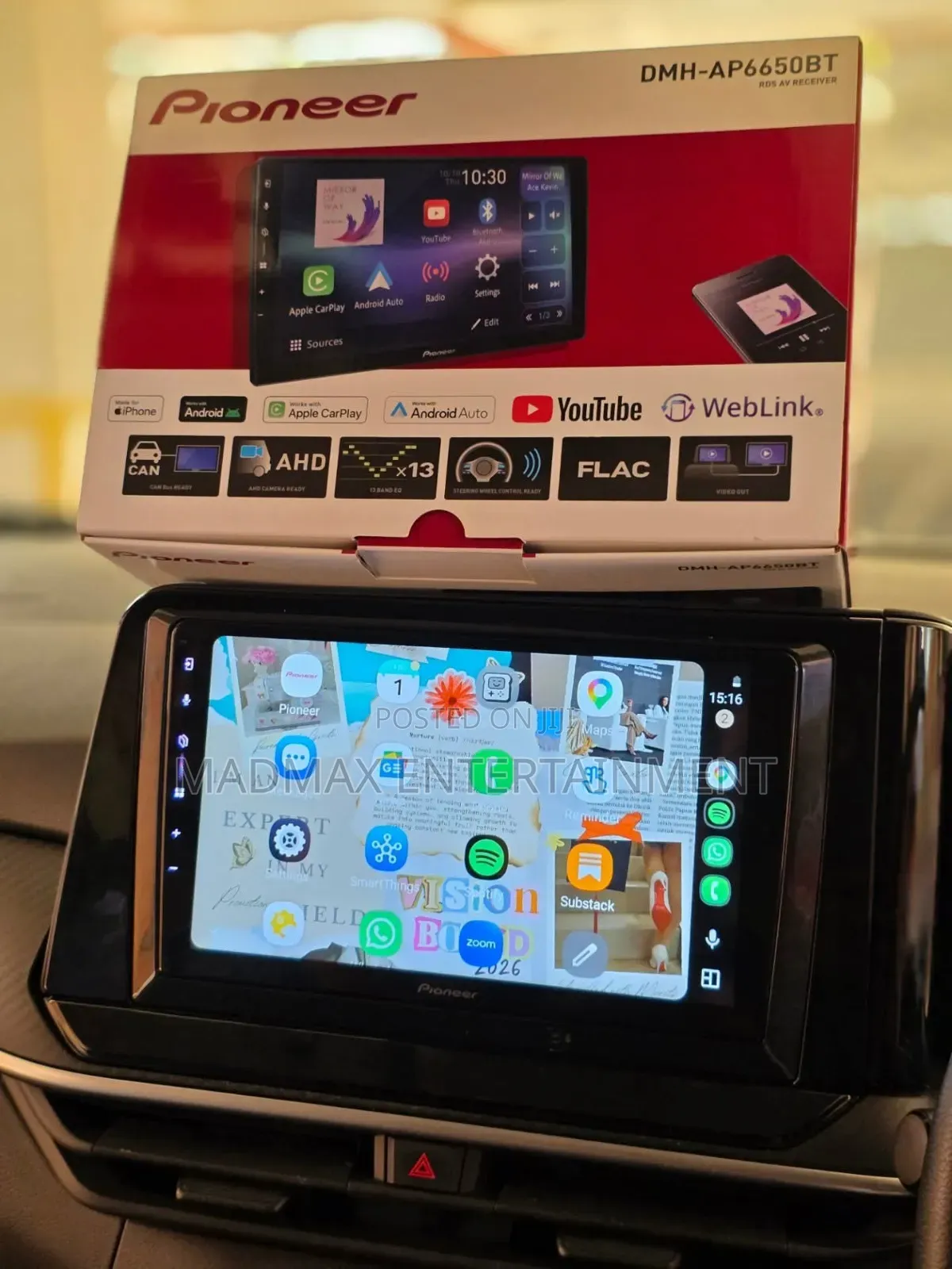 Pioneer DMH-Ap6650Bt Head Unit