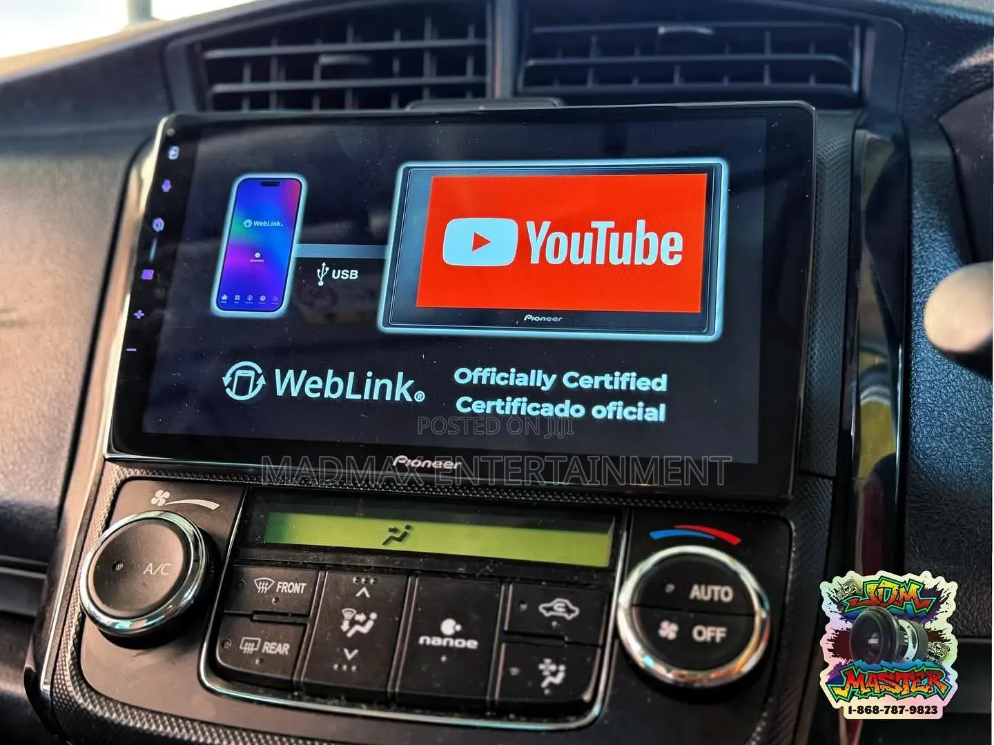 Premio 260 Head Unit Upgrade Pioneer DMH 6650bt Receivr