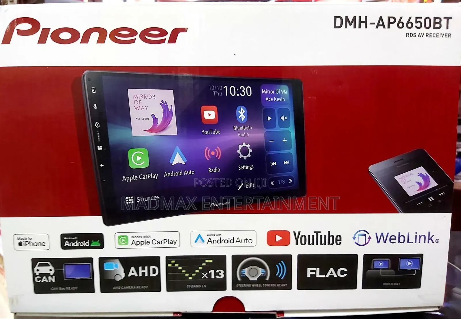 Premio 260 Head Unit Upgrade Pioneer DMH 6650bt Receivr